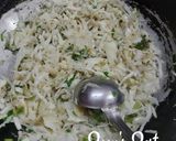 A picture of step 1 of Cabbage and Beans Fry with Dessicated Coconut.