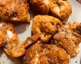A picture of step 8 of Crumbed chicken.