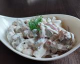 Meleg burgonya saláta recept fázis 5 fotója