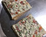 A picture of step 3 of Paneer Sandwich.