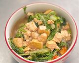 Foto langkah ke 6 dari resep Tumis sawi putih dan tahu.