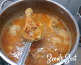 A picture of step 3 of Daal Murgh.