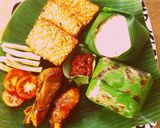 Foto langkah ke 7 dari resep Nasi Bakar Ayam Saus Mentega.