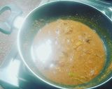 A picture of step 4 of Arachuvitta Rasam.
