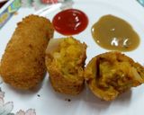 A picture of step 13 of Poha Potato Croquettes.