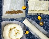 A picture of step 2 of Turkish Rolled Borek.