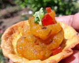 A picture of step 8 of Puri tarts with pumpkin curry.