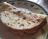 Foto del paso 4 de la receta: Tortilla de claras con hierbas frescas rellena de pavo