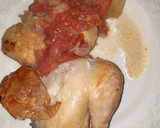 Foto del paso 1 de la receta: Pollo al horno con papitas enteras