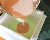 Foto langkah ke 8 dari resep Ogura 🍫Choco Pandan🍃.