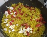 A picture of step 3 of Shahi paneer poha.
