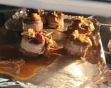 A picture of step 5 of Bacon wrapped venison.