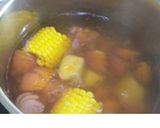 A picture of step 5 of ABC soup.