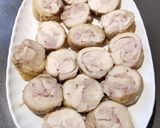 A picture of step 2 of Drunken Chicken.