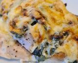 Foto del paso 6 de la receta: Pollo hasselback con espinacas y queso