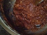 Dendeng ayam pedas manis.