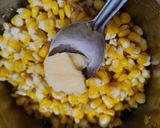 A picture of step 2 of Masala corn.