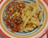 Foto del paso 7 de la receta: Tomaticán con papas fritas