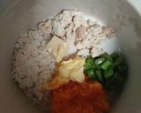 Foto langkah ke 3 dari resep Nasi ayam, buncis, wortel - Mpasi.