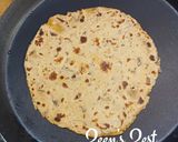 A picture of step 3 of Leftover Ful Medames Parathas.