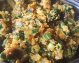 A picture of step 3 of Spring onion zunka.