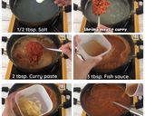 A picture of step 2 of Thai Sour Curry Recipe •Climbing Wattle Omelette and Shrimps •Gaeng Som Chaom Goong.