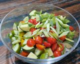 A picture of step 2 of Boiled Lobia Salad with Lemon Balsamic Dressing.