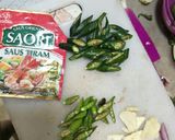 Foto langkah ke 2 dari resep Cumi cabe ijo saus tiram.
