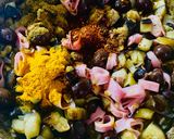 Foto del paso 3 de la receta: BERENJENAS, ACEITUNAS Y JAMÓN PARA ACOMPAÑAR PASTAS 🍆🍜🥓🍝🫒🍜