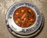 Foto del paso 19 de la receta Alubias pintas, con acelgas y salchichas frescas