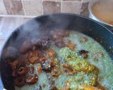 A picture of step 8 of Okra soup.