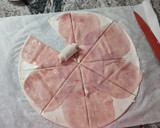 Foto del paso 2 de la receta: 💜 Croissant de jamón y queso