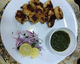 A picture of step 2 of Grilled malai chicken.