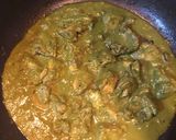 A picture of step 9 of Dhaniya Chicken.