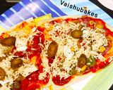 A picture of step 4 of Italian Cheesy Veggie Pizza.