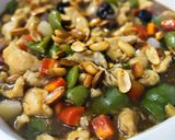 A picture of step 14 of Kungpao Chicken with vegetables /Chinese recipe.