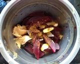 A picture of step 2 of Roasted beetroot hummus.