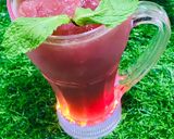 A picture of step 2 of Watermelon mocktail.
