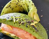 Une image de l'étape 8 de Pancakes aux épinards façon Burger.