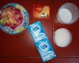 Foto langkah ke 1 dari resep Puding Buah Naga.