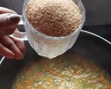 A picture of step 4 of Broken Wheat Upma.