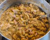Foto del paso 4 de la receta: Relleno de pollo, jamón y champiñones para empanadas