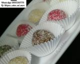 A picture of step 3 of Coconut laddoo.