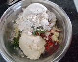 A picture of step 2 of Potato masala puri.