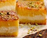 صورة لخطوة 8 من وصفة بسبوسة بالقشطة علي طريقتي