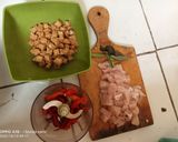 Foto langkah ke 1 dari resep Balado ayam tempe kemangi.