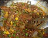 A picture of step 4 of Pasta Butter masala.