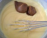 Une image de l'étape 4 de Flan pistache.