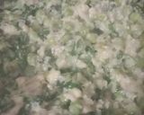 A picture of step 5 of Methi malai matar.