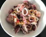 Hình bước làm 6 của món Gỏi mực